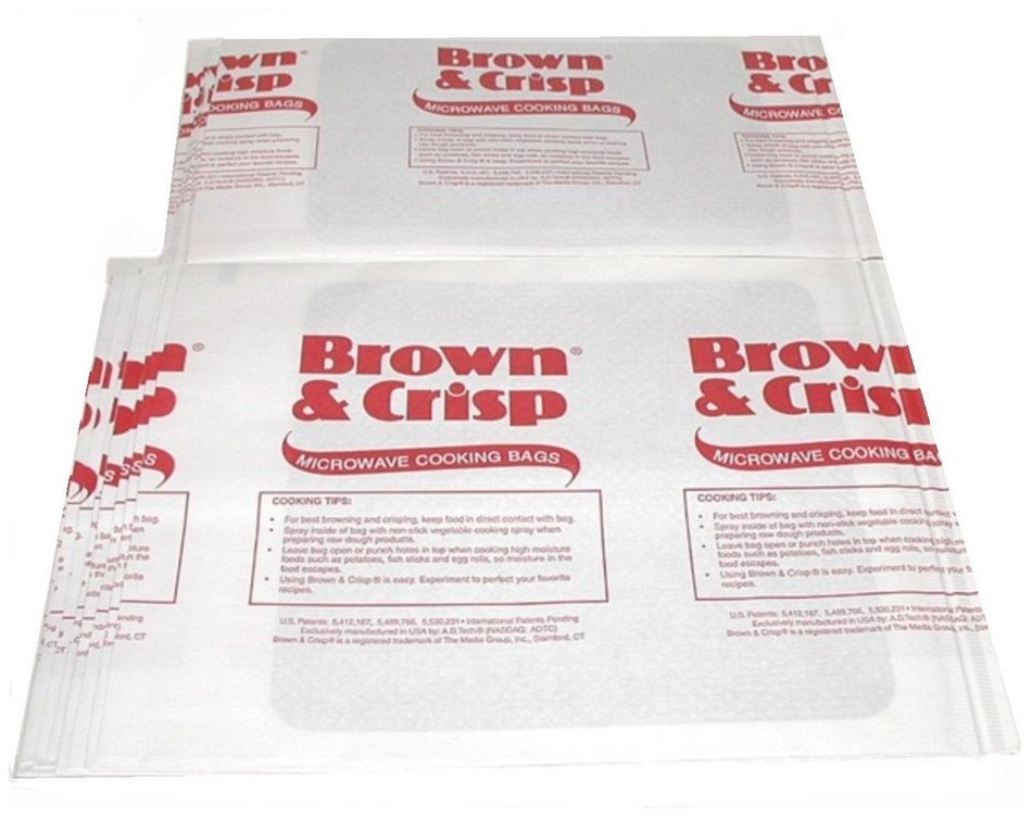 Bulk Pack Of 120 Microwave Oven ~ Brown and Crisp ~ Cooking Bags