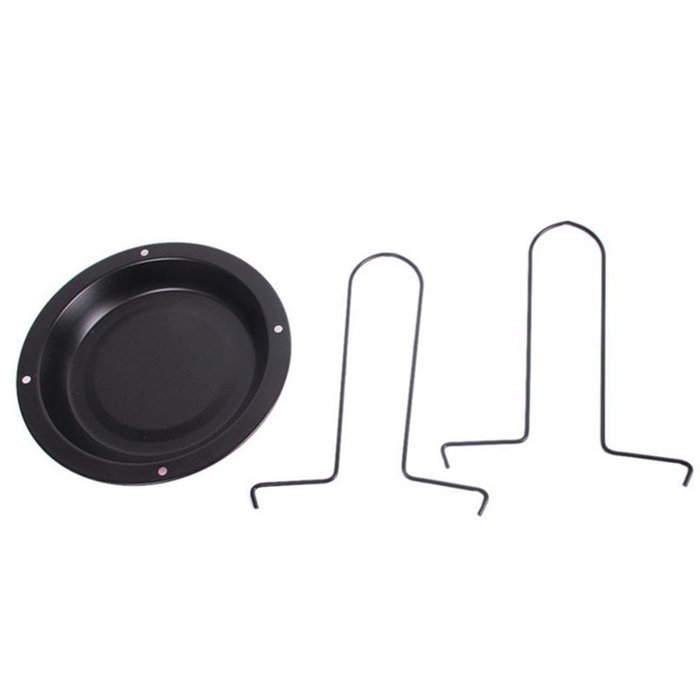 [1Pcs] Stainless Steel Roasting Tray used for BBQ, Grilling Chicken N4