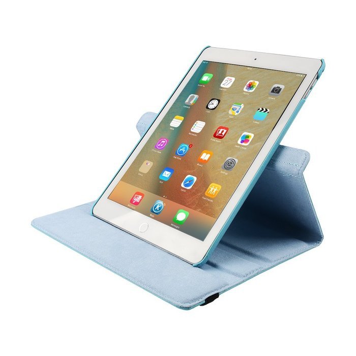 ipad Case Red,TechCode 360 Degrees Rotating Magnetic PU Leather with Stand Smart Auto Sleep/Wake Feature Case... N15