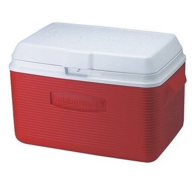 Rubbermaid 2a2002modrd Victory Cooler, 34-quart, Red