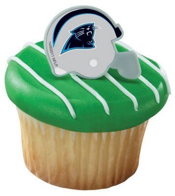 NFL Carolina Panthers Cupcake Rings 12 Pack