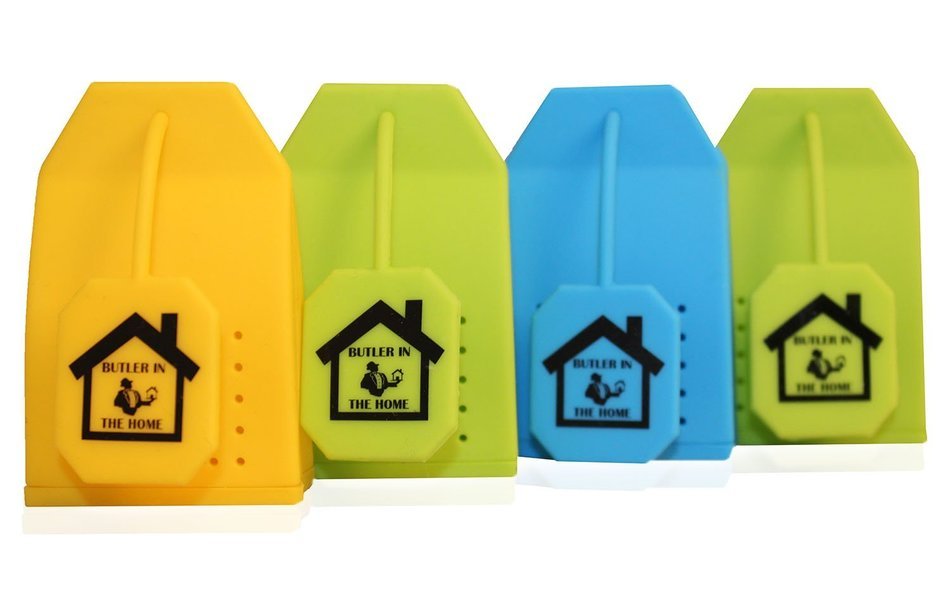 Tea Infuser 4 Pack Butler in the Home Silicone Tea Bag Water Infusers Strainer Loose Herbal Tea Leaf Filter in... N5