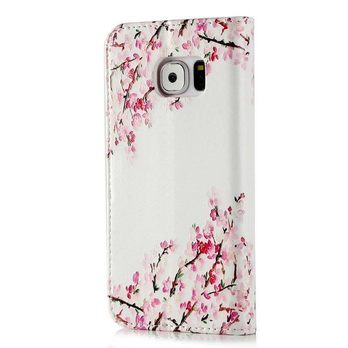 S6 Edge Case,Samsung Galaxy S6 Edge Case - Wallet Folio Flip Premuim PU Leather Case Colorful Print Design with... N8