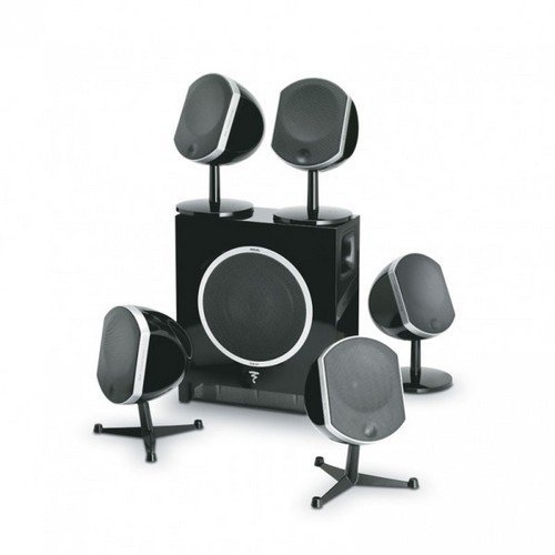 Focal - 5.1 Bird and Sub Air - 5.1 Home Theater Package - Black
