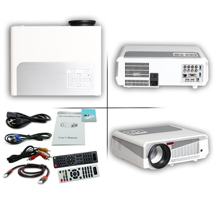 OEM L4 LED LCD (HD 720p) Video Projector - International Version - White (FP1276L4W-IV) N7