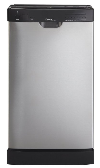 Danby DDW1802EBLS Designer Series Energy Star Compliant Dishwasher with 8 Place Settings 7 Wash Cycles Durable...