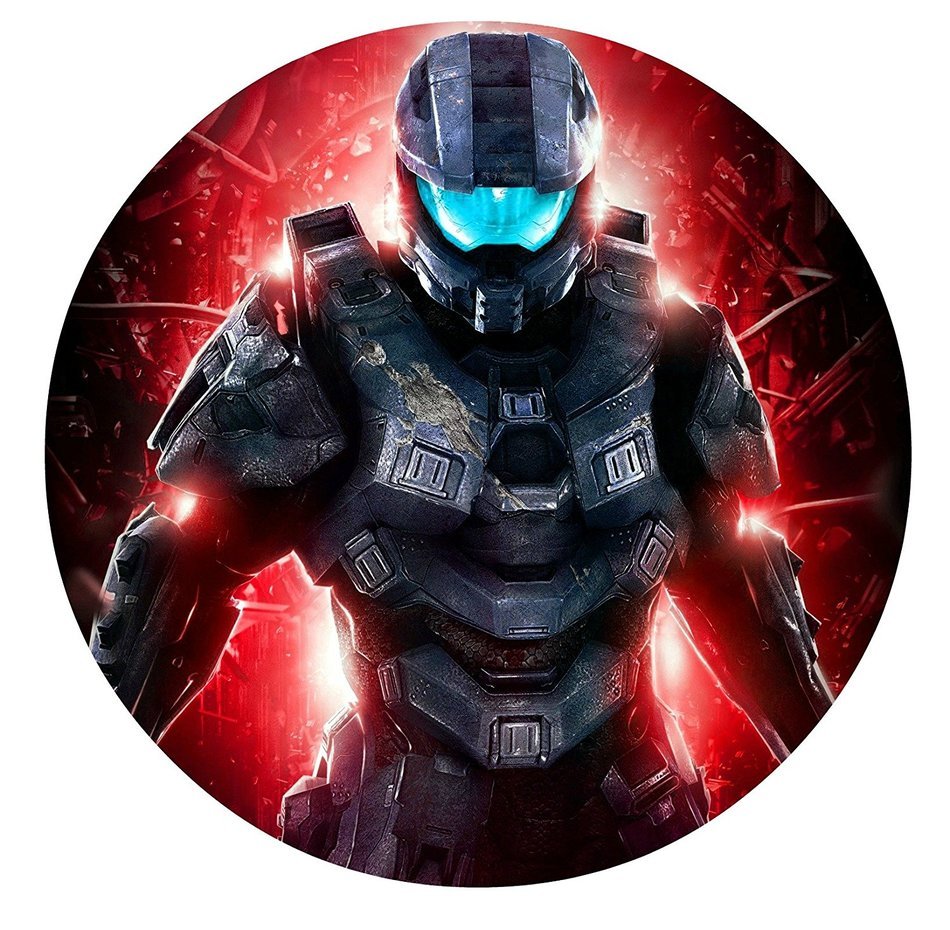 Halo 4 Image Photo Cake Topper Sheet Birthday Party - 8" ROUND - 75485