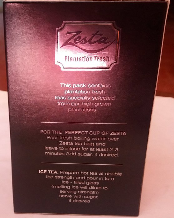 Zesta Black Tea Plantation Fresh Pure Ceylon Tea Packed in Sri Lanka Premium Black Tea N4