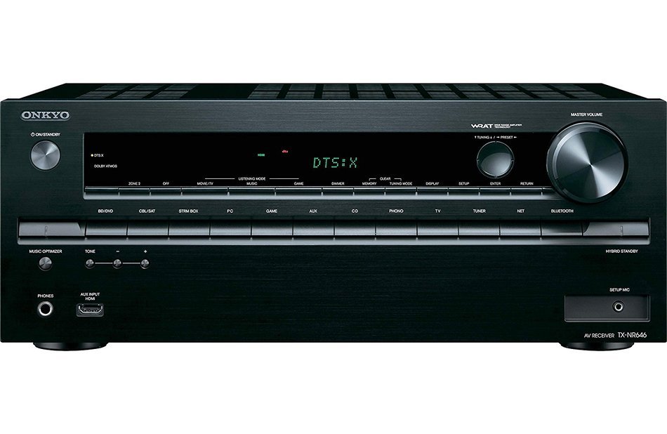 Onkyo TX-NR646 7.2-Channel Network A/V Home Theater Receiver + (1) Polk Audio CS10 Center Channel Loudspeaker N2