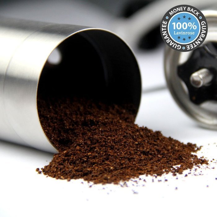 Lavinrose Manual Coffee Grinder for Pour Over, French Press, Espresso & Drip Coffee Brewing - Stainless Steel... N7