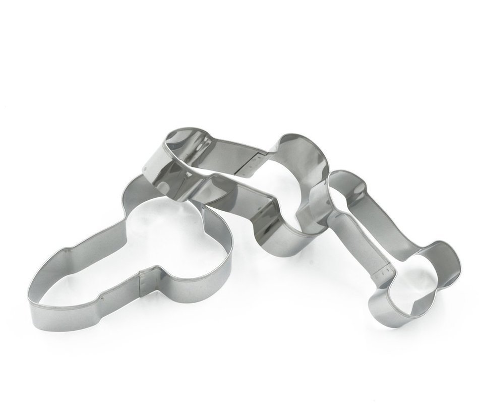Aikoi Stainless Steel Cake mold to DIY Making Cookie Cutters Set - 3 Piece N3