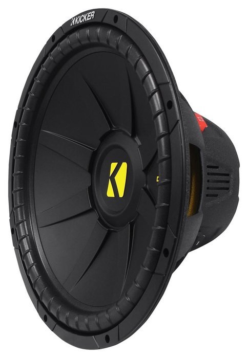 Kicker 40CWD154 CompD 15" 1200W Car Audio Subwoofer+Sealed Sub Box Enclosure N4