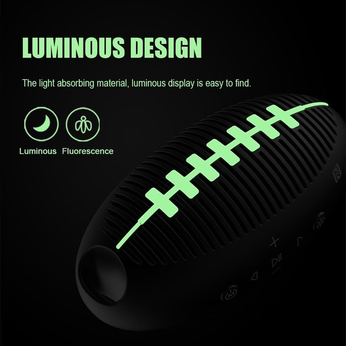 GACIRON Portable Bluetooth Outdoor & Bicycle Music Speakers with Enhanced Bass Resonator,support TF card/Micro... N7