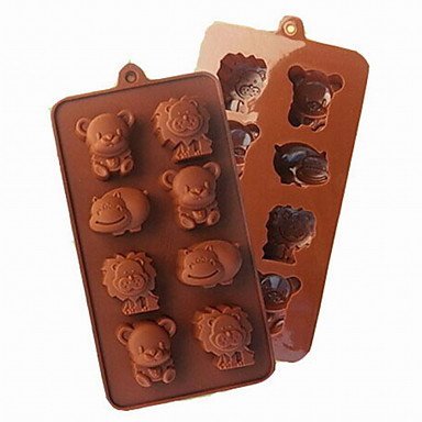 Sher Fashion DIY Eco-Friendly Silicone Chocolate Cake Tools Barware Kitchen N2