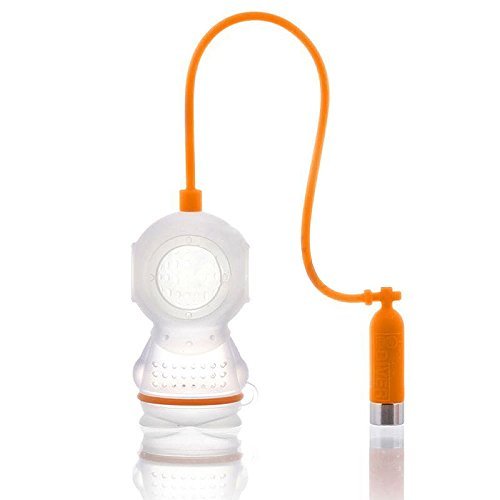 Tgp Silicone Deep Diver Tea Infuser Loose Leaf Strainer Herbal Spice Filter Diffuser White N5
