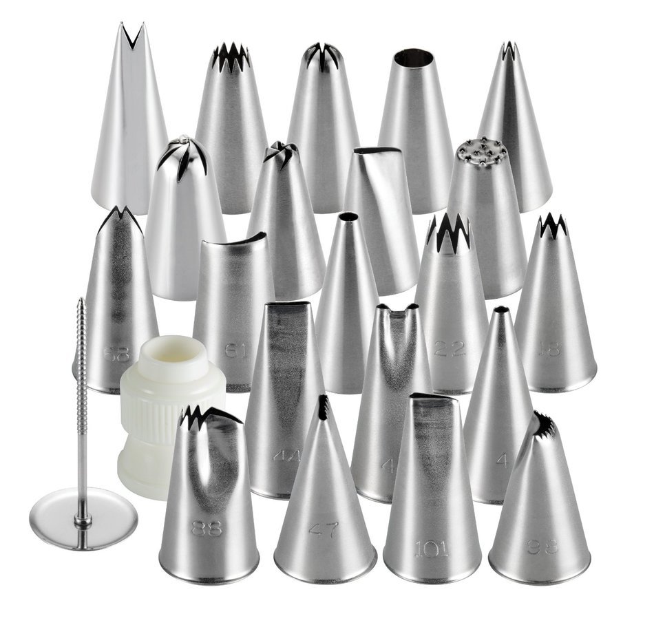 Cake Boss Decorating Tools 24-Piece Advanced Decorating Tip Set N5