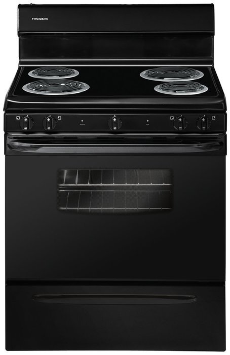 Frigidaire FFEF3009PB30" Black Electric Coil Range