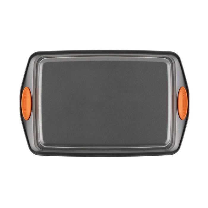 Rachael Ray Oven Lovin' Nonstick Bakeware 9-Inch-by-13-Inch Cake Pan, Orange