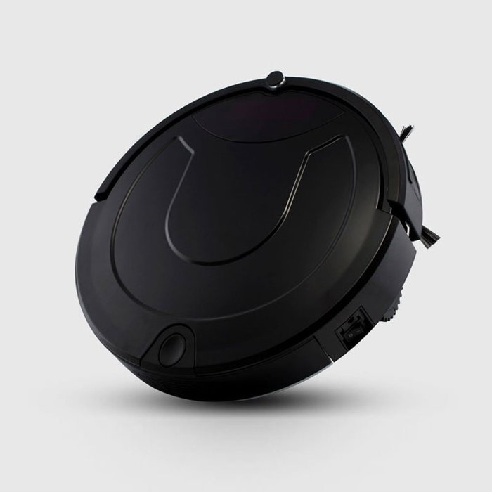 Automatic Cleaning Robot Mop Scrub Vacuum cleaner water cleaning Auto Charge Black