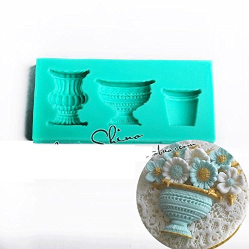 Anyana Vase Silicone Fondant Mold Cake Decorating Pastry Gum Pastry Tool Kitchen Tool Sugar Paste Baking Mould...
