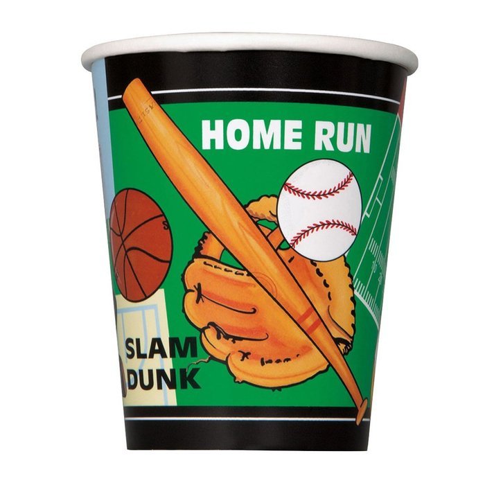 Cardboard Classic Sports Cake Bunting Topper