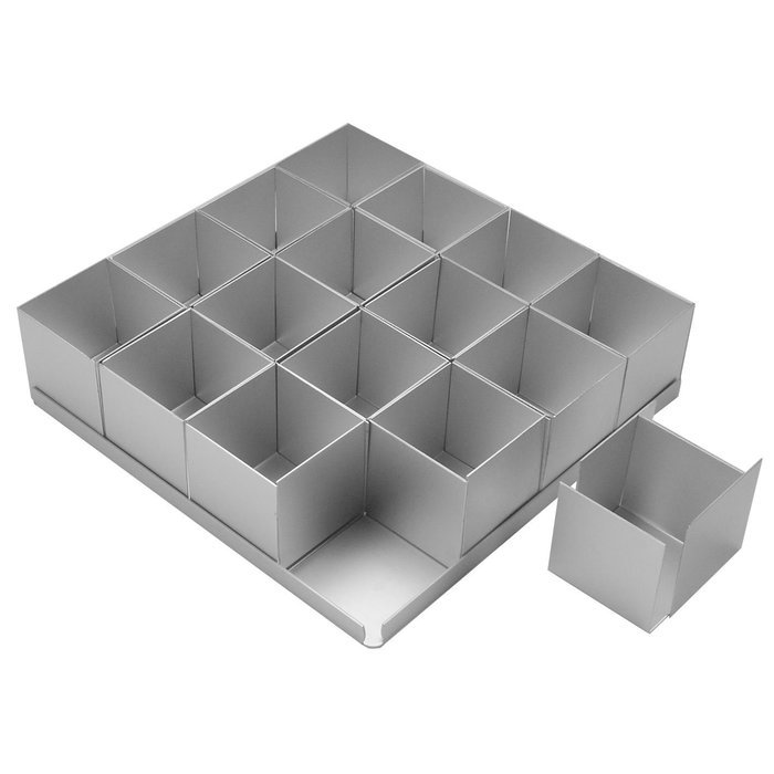 16pc 2" Square Multi Mini Cake Set (Pack of 2)