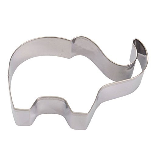 FVIEW Stainless Steel Elephant Animal Cookie Cutter Cake Biscuit Pastry Mould Mold