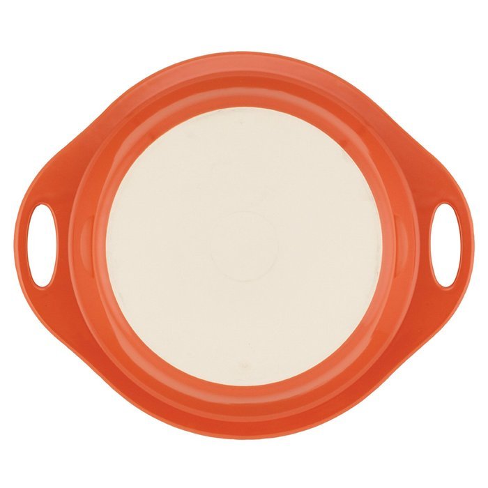 Rachael Ray Stoneware 9-Inch Pie Baker, Orange