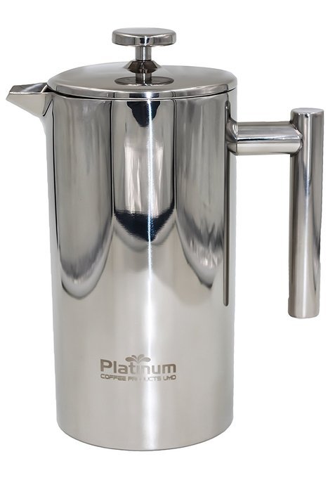 Platinum French Press Coffee Stainless Steel Double Wall 1000ml / 34OZ 1 Liter Insulated Double Wall. Makes 8... N6