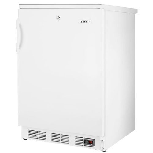 Summit Appliance FF7L Series Beer and Wine Cellar With White Cabinet