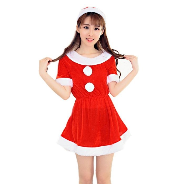 Christmas Costume Fancy Dress ,BeautyVan Women Sexy Santa Christmas Costume Fancy Dress Xmas Office Party Outfit N5