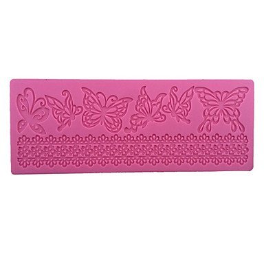 Y&XL&H Butterfly Lace Shaped Silicone Fondant Cake Cake Chocolate Silicone Molds,Decoration Tools Bakeware N2