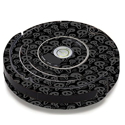 Skin Decal Vinyl Wrap For IRobot Roomba 650 655 Vacuum / Screaming Skulls