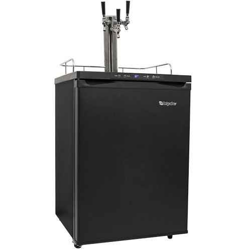 EdgeStar Full Size Triple Tap Kegerator with Digital Display - Black N5