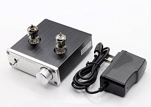 Douk Audio Mini 6J1 Valve & Vacuum Tube Pre-Amplifier Stereo HiFi Buffer Preamp(Silver）