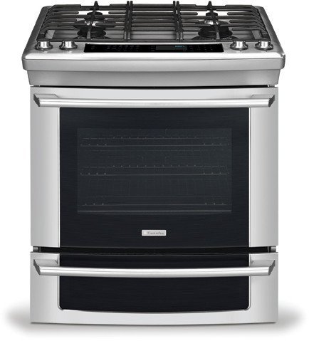 Electrolux EI30GS55JSIQ-Touch 30" Stainless Steel Gas Slide-In Sealed Burner Range - Convection