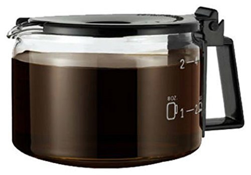 Medelco GL204BK Universal Replacement Coffee Carafe, Glass, 4 and 5 Cup