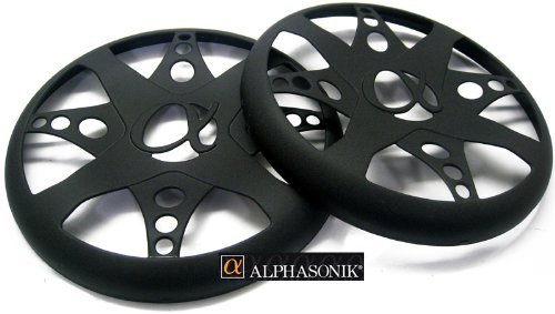 PGR12RB - Alphasonik 12" Black Excursion Grilles Pair N5