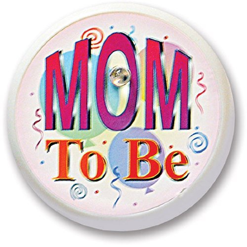 Beistle BL034 Mom to be Blinking Button, 2-Inch