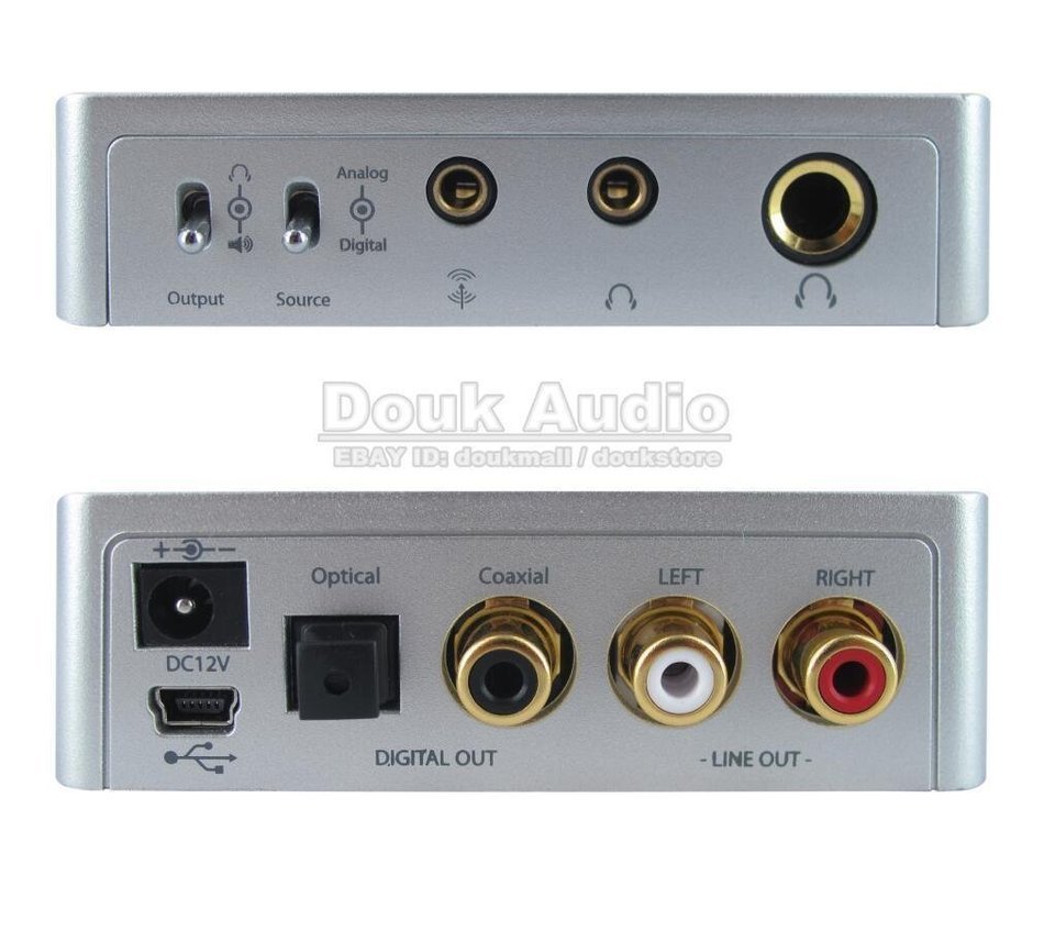 HiFi 192KHz 24bit Asynchronous USB DAC Digital Audio Decoder Headphone Amplifier N3