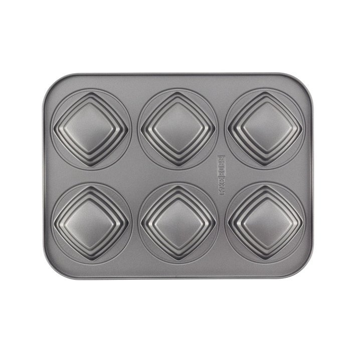 Cake Boss Specialty Nonstick Bakeware 2-Piece Round and Square Mini Stacked Cakelette Pan