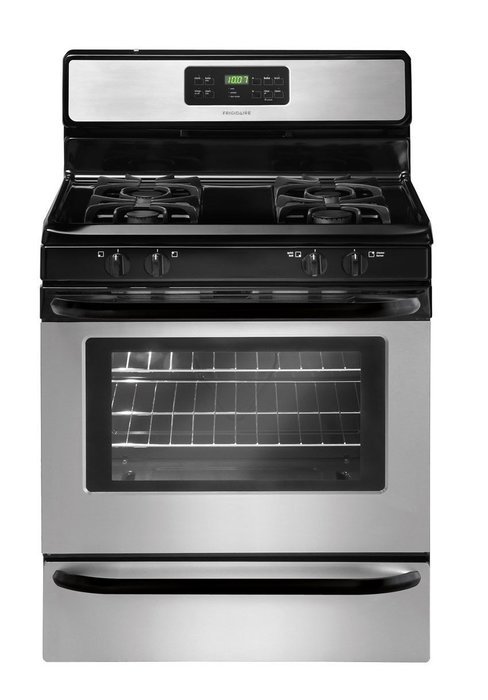 Frigidaire FFGF3023LS, 30 Inch Gas Range, Stainless Steel