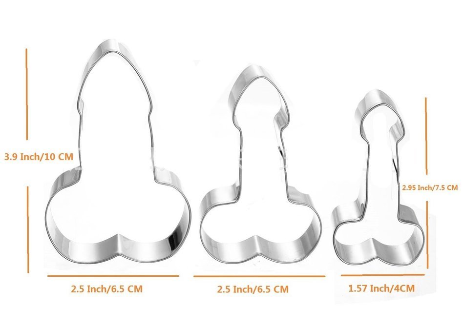 Aikoi Stainless Steel Cake mold to DIY Making Cookie Cutters Set - 3 Piece N5