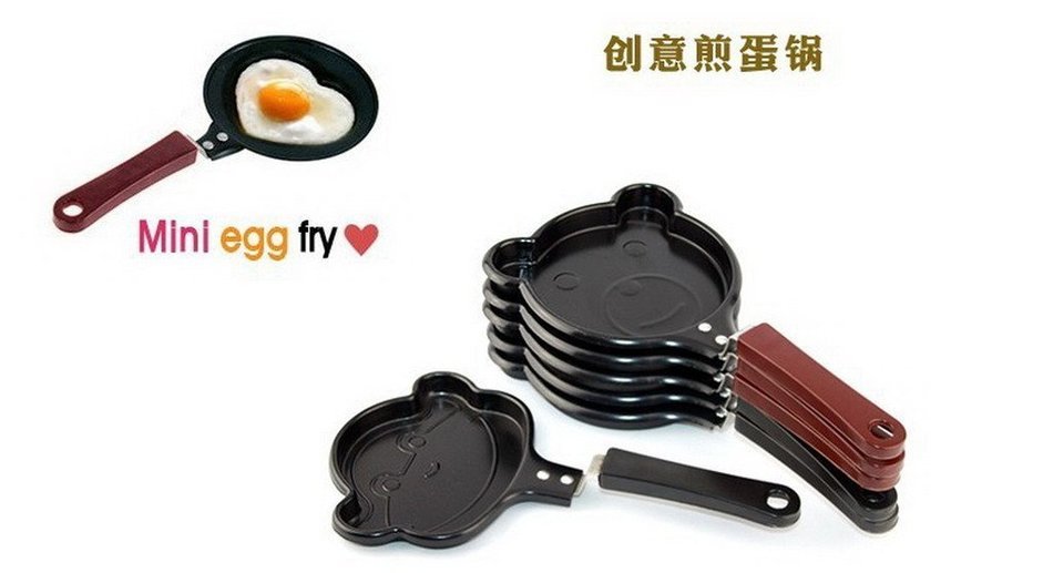 Bigood Iron Nonstick Egg Pancake Wonder Breakfast Fry Pan Star Shape N2