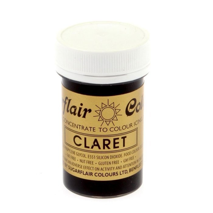 Sugarflair Paste Colour - Spectral Claret 25g