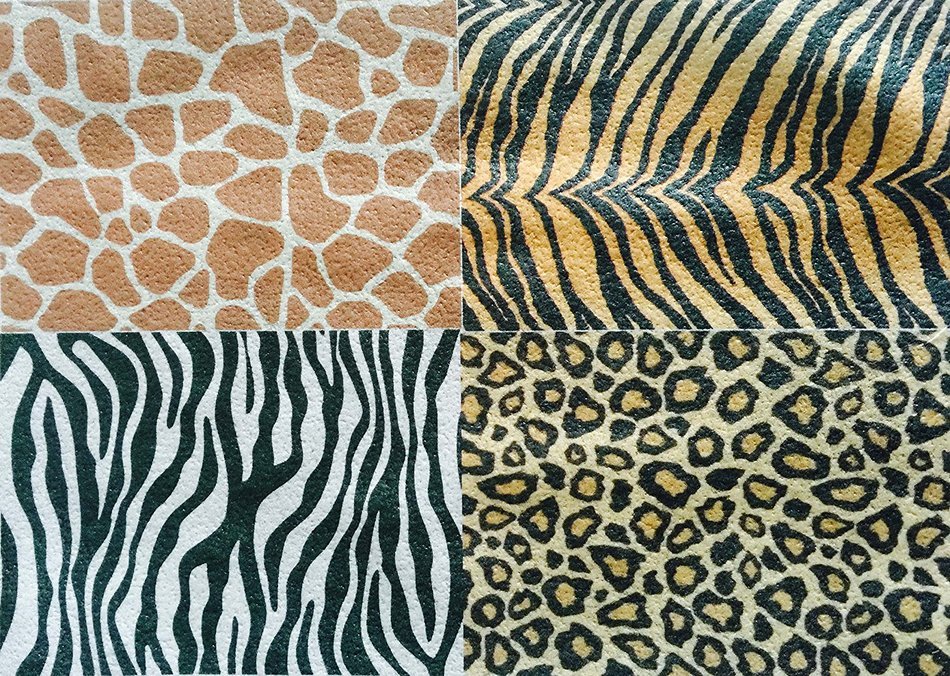 Edible Wafer Paper Sheet ~ Multi Animal Print ~ BUY TWO GET THIRD FREE!