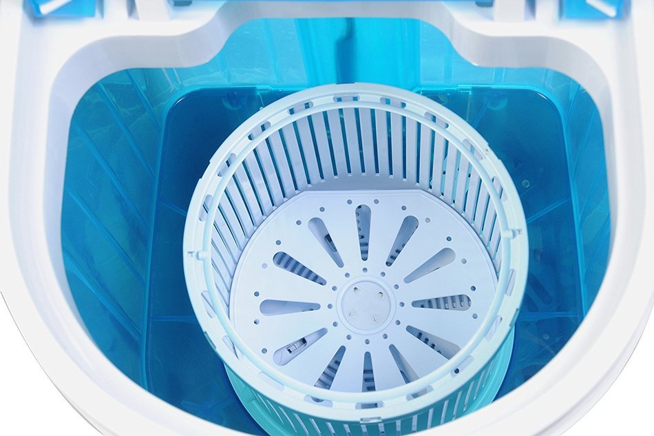 Bismi Mini Portable Washing Machine & Spin Dry 6.6 Lbs Capacity Compact Laundry Washer for Clothes, Garments,...
