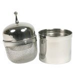 Tea and Coffee Accessories Tea Infusers Floating Tea Infuser with Caddy Stainless Steel 223885