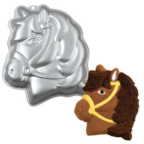 Wilton PARTY PONY HORSE Cake Tin Baking Pan insert instructions equine