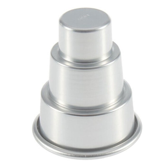 Gotoole DIY Mini 3-Tier Cupcake Pudding Chocolate Cake Mold Baking Pan Mould Party Food N4